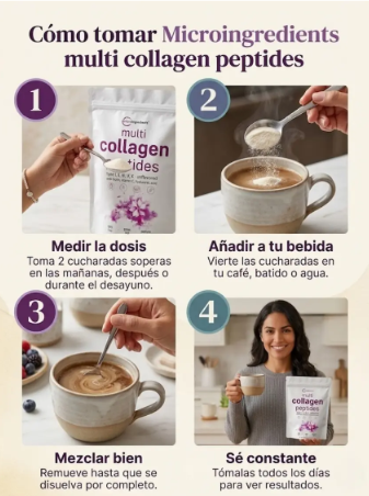 Colágeno Multi Peptides Premium – Piel, Cabello, Uñas y Articulaciones Más Fuertes