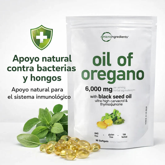 Oil Of Oregano /Aceite de Orégano 🌿 Refuerza tu Sistema Inmune de Forma Natural